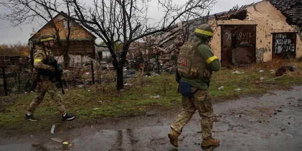Украинские военные на Лиманском направлении