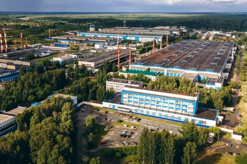 Химико-металлургический завод «Ависма» в Березниках, вид сверху