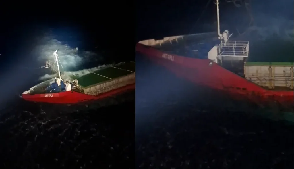 Спасательная операция в море у Пафоса