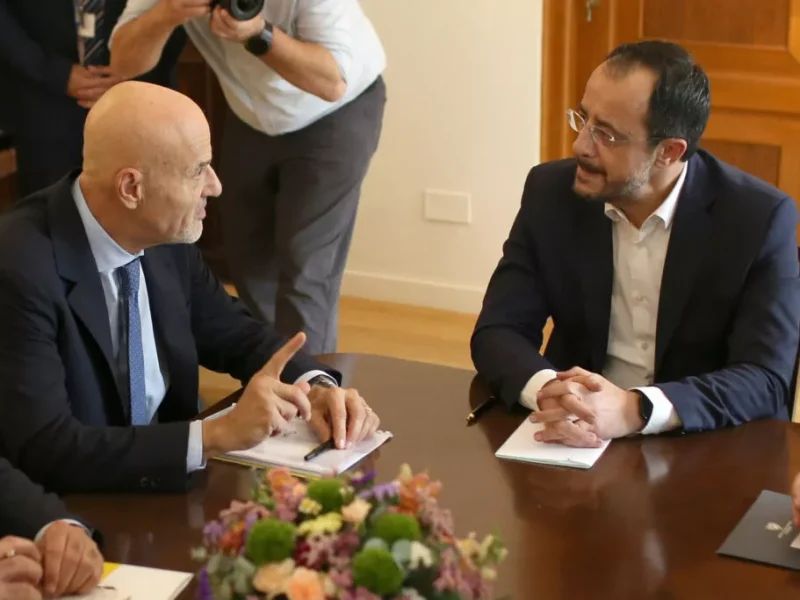 Eni и президент Кипра