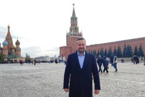 Депутат Европарламента от Словакии Любош Блага на Красной площади в Москве