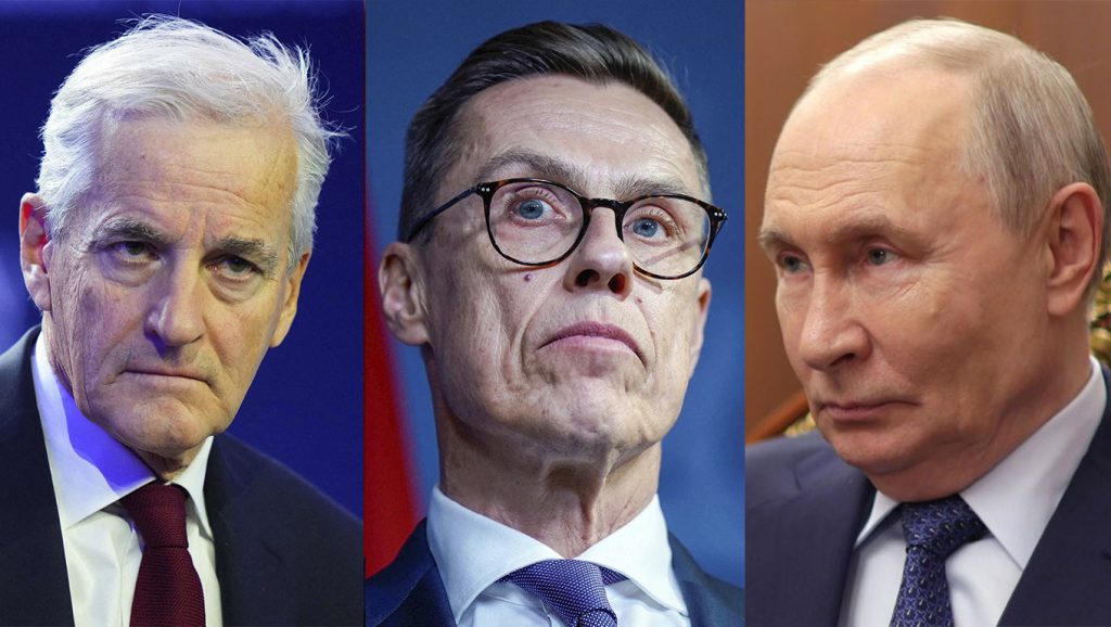 Александер Стубб и Владимир Путин