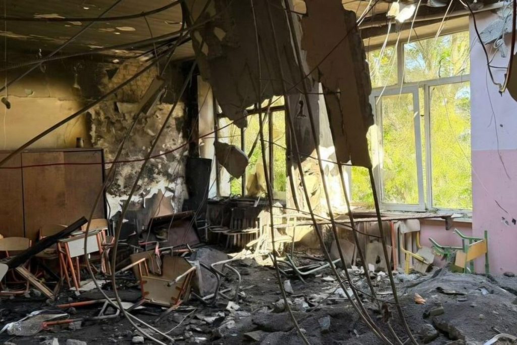 Последствия российского удара по Украине