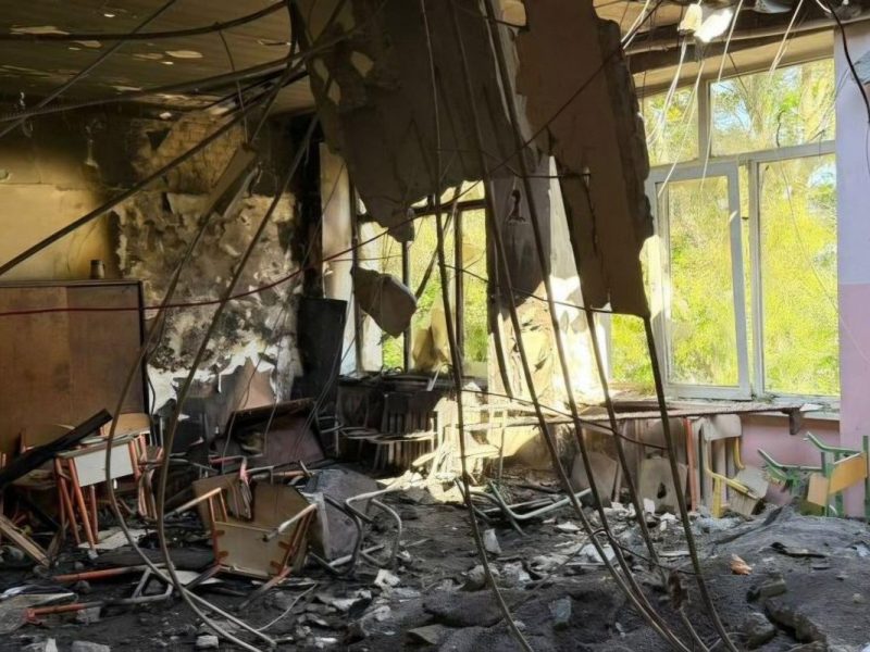 Последствия российского удара по Украине