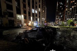 Последствия российского ракетного удара по Украине, фото Национальной полиции Украины