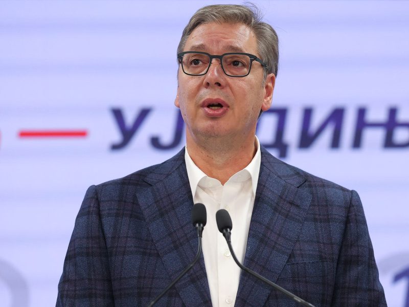 Александр Вучич признает поражение на выборах, Белград, 25 октября 2026